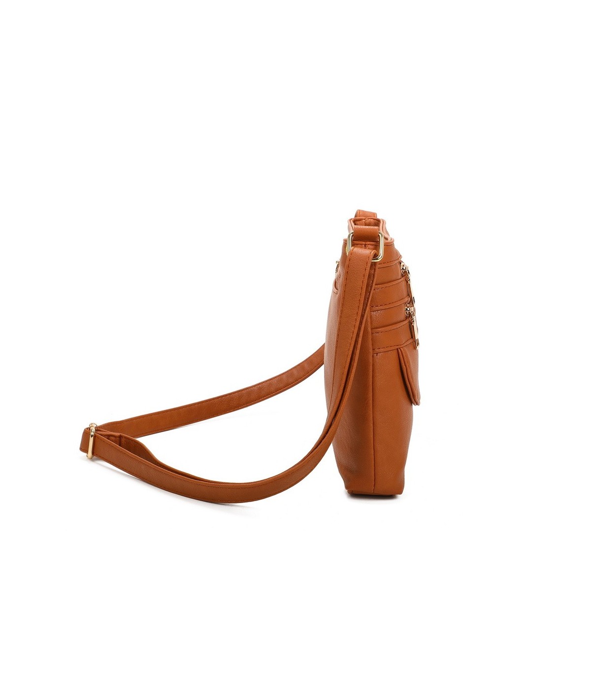T11800 - Bolso cuadrado con bandolera y múltiples bolsillos
