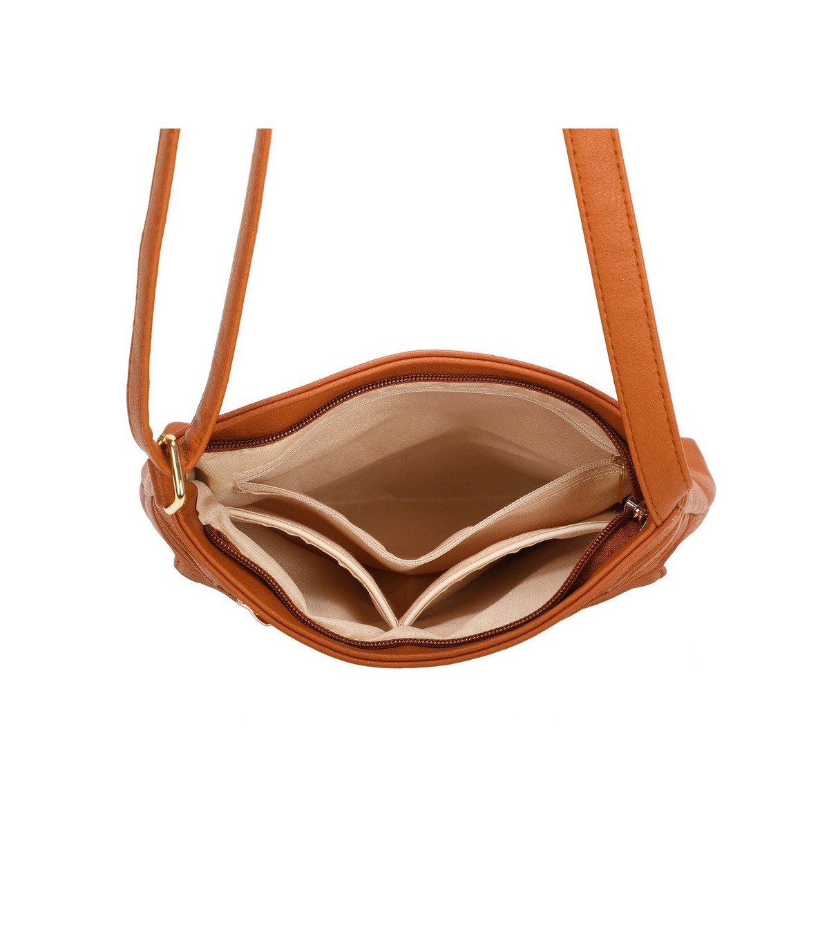 T11800 - Bolso cuadrado con bandolera y múltiples bolsillos