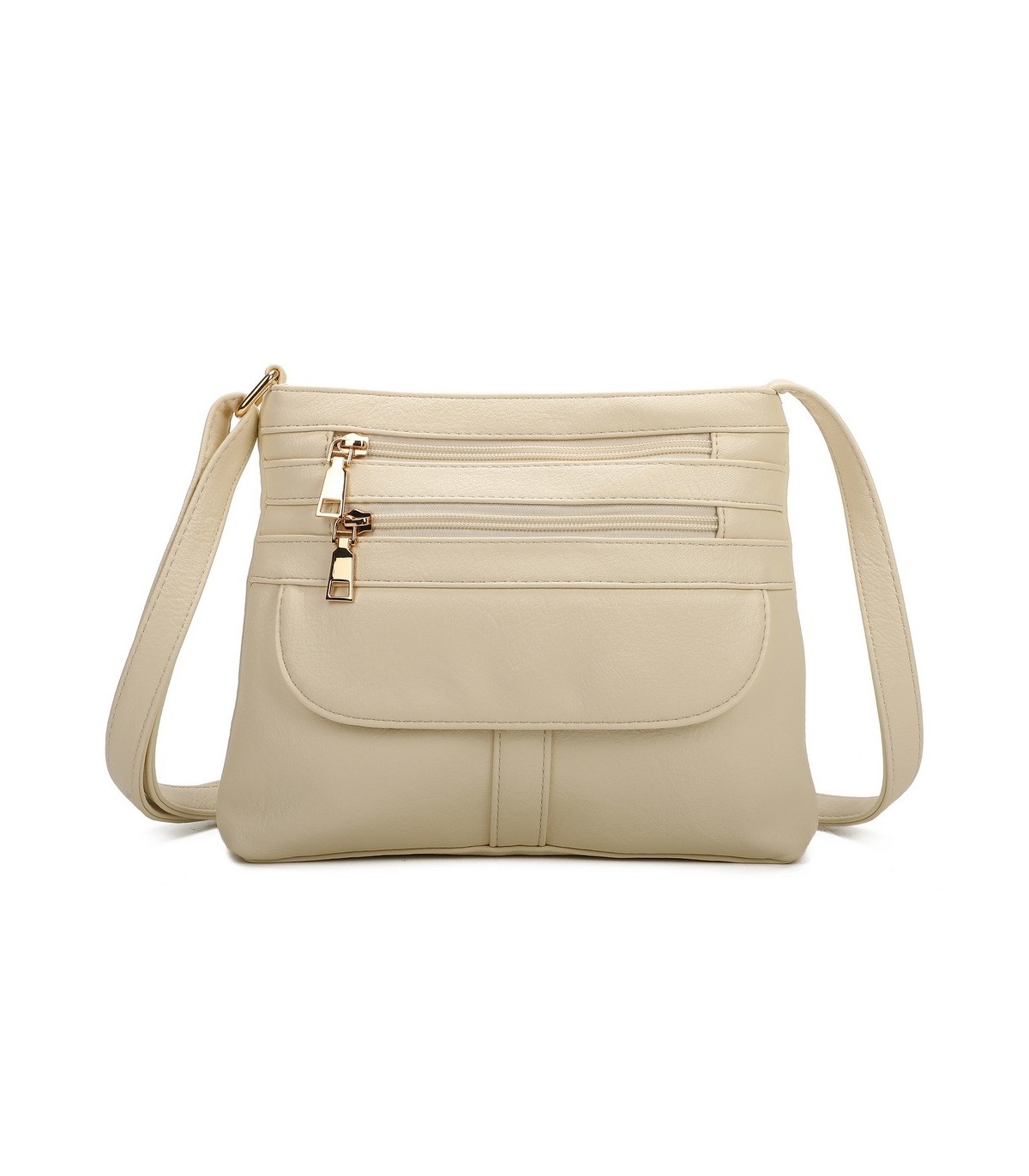 T11800 - Bolso cuadrado con bandolera y múltiples bolsillos