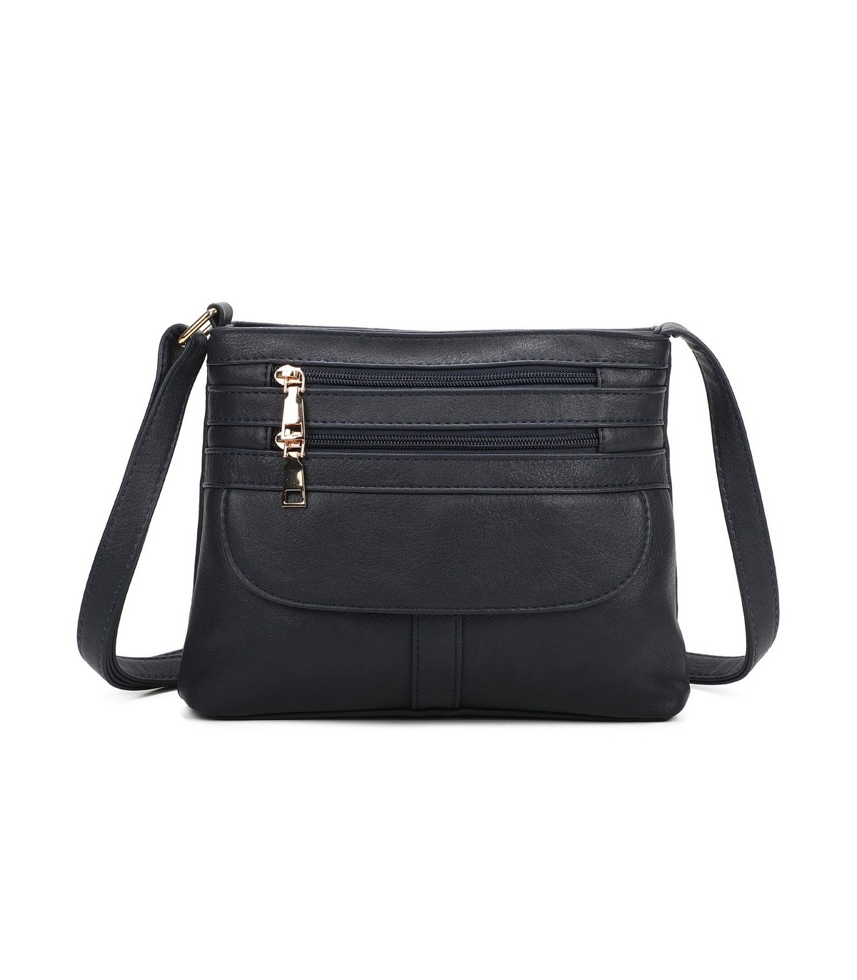 T11800 - Bolso cuadrado con bandolera y múltiples bolsillos