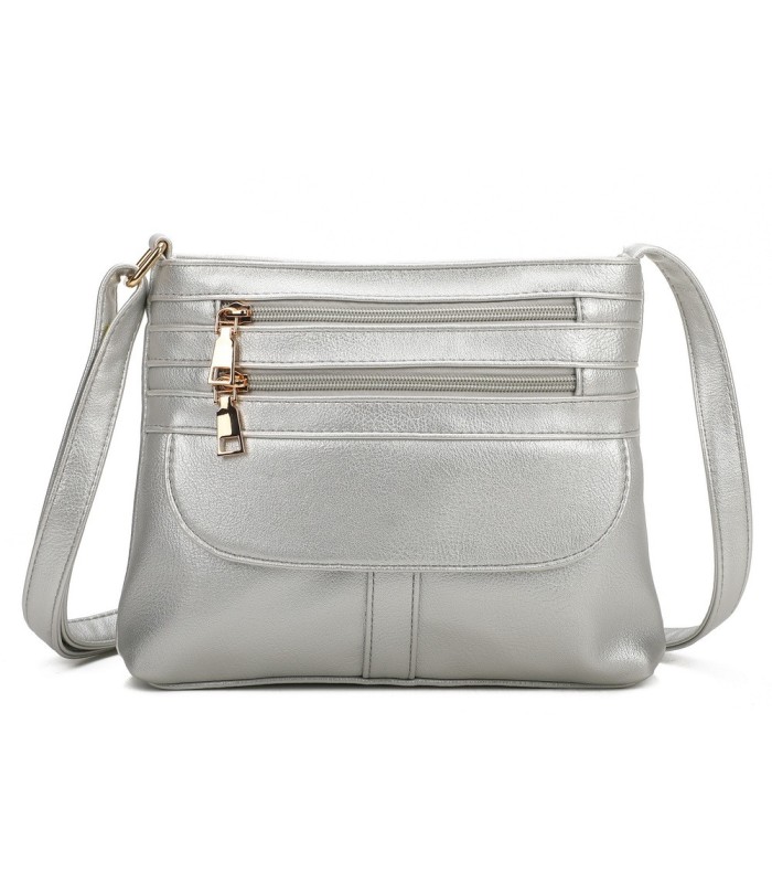 T11800 - Bolso cuadrado con bandolera y múltiples bolsillos