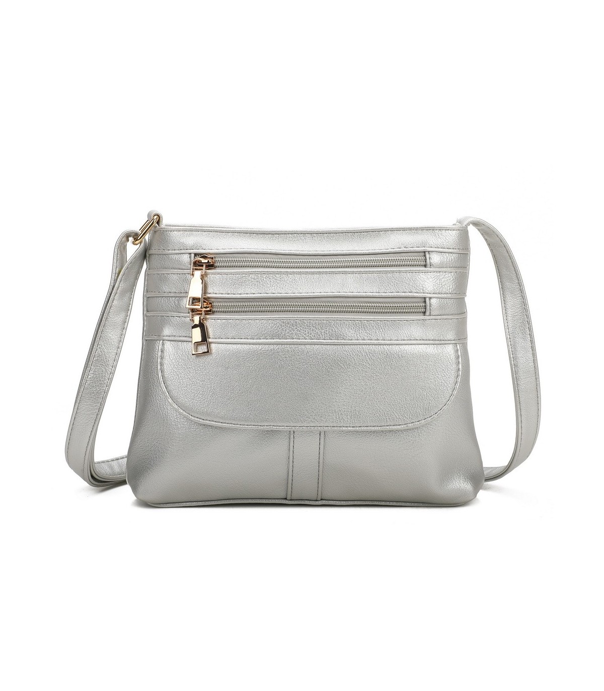 T11800 - Bolso cuadrado con bandolera y múltiples bolsillos
