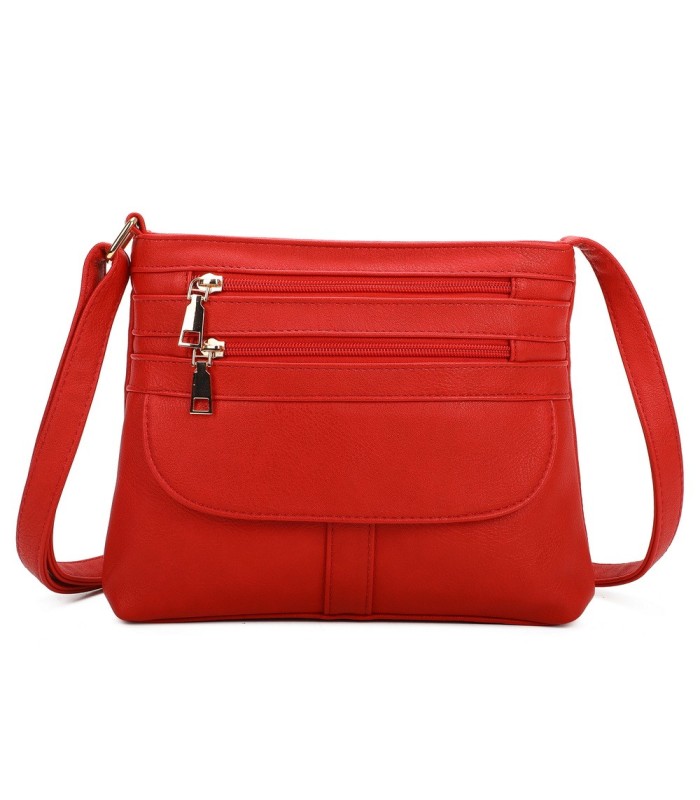 T11800 - Bolso cuadrado con bandolera y múltiples bolsillos