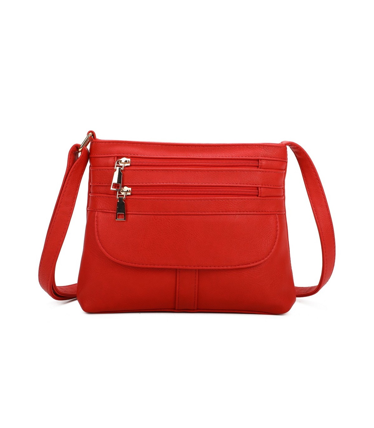 T11800 - Bolso cuadrado con bandolera y múltiples bolsillos