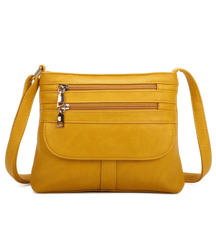 T11800 - Bolso cuadrado con bandolera y múltiples bolsillos