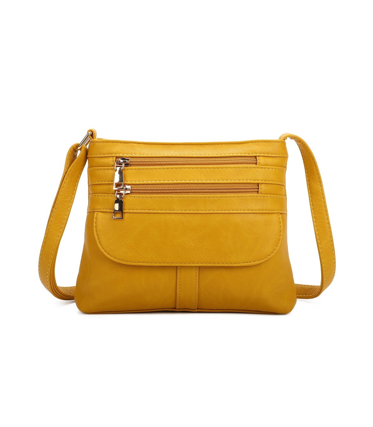 T11800 - Bolso cuadrado con bandolera y múltiples bolsillos