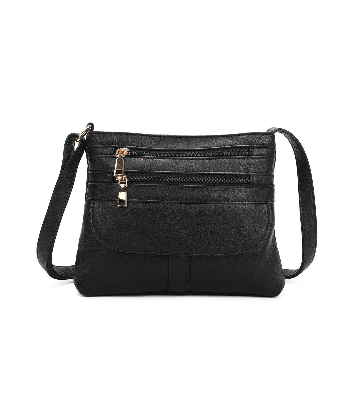 T11800 - Bolso cuadrado con bandolera y múltiples bolsillos