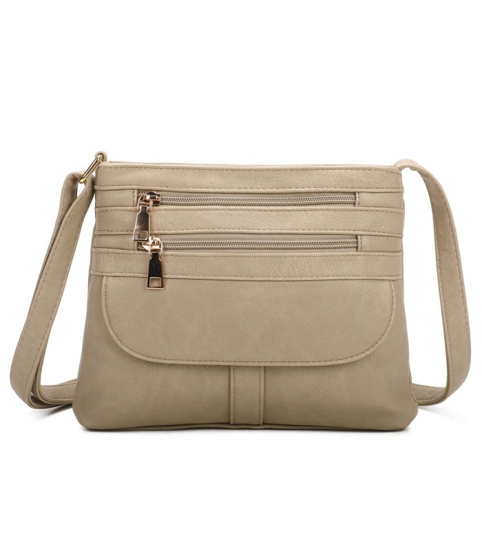 T11800 - Bolso cuadrado con bandolera y múltiples bolsillos