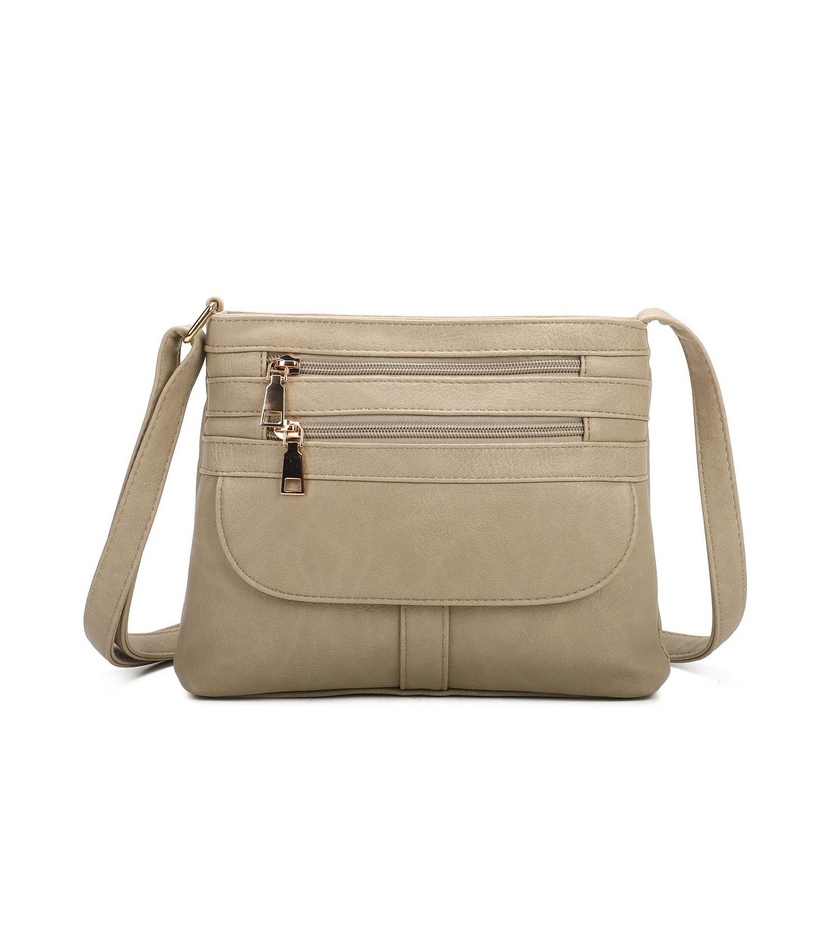 T11800 - Bolso cuadrado con bandolera y múltiples bolsillos