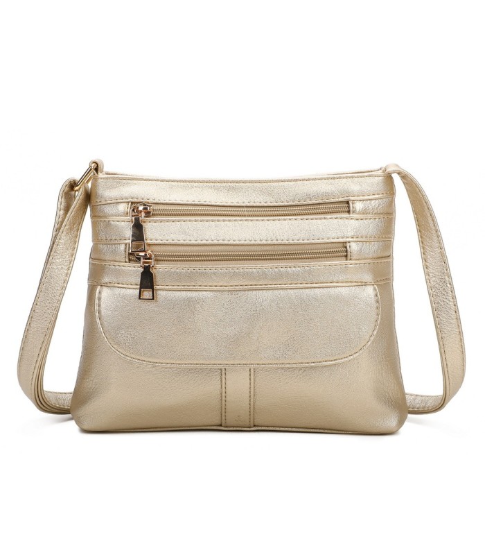 T11800 - Bolso cuadrado con bandolera y múltiples bolsillos