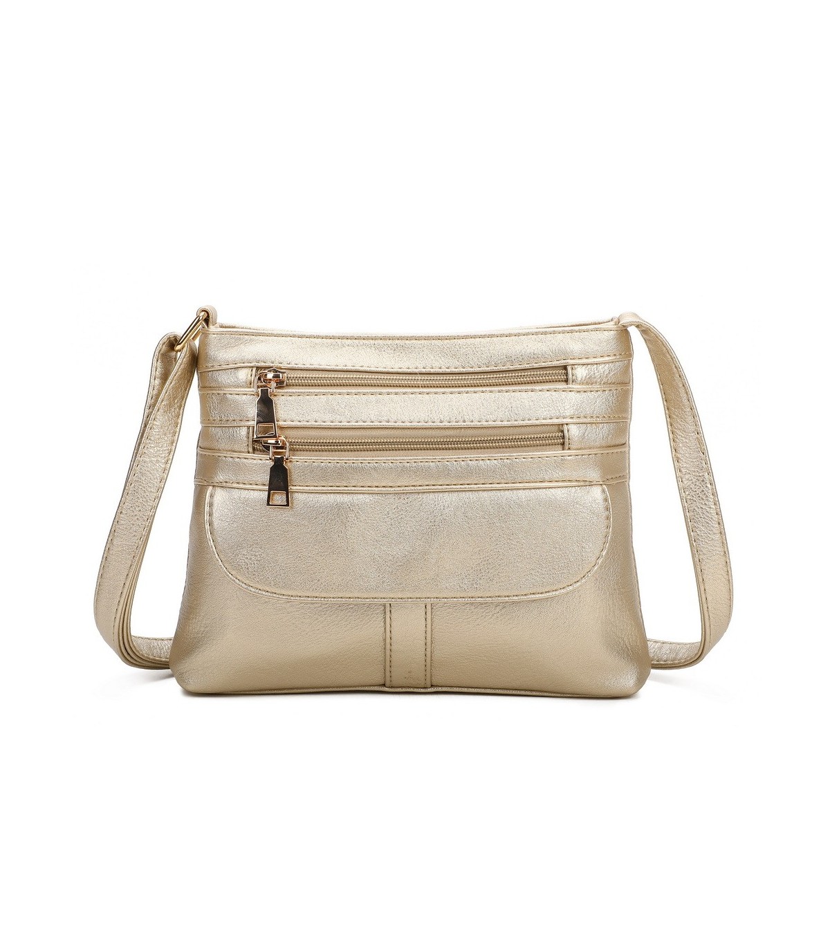 T11800 - Bolso cuadrado con bandolera y múltiples bolsillos