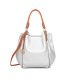T10105 - Bolso con neceser y bandolera con adorno de emblema
