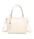 T11798 - Bolso de mano con borla del mismo color grande y con bandolera para llevarlo colgado