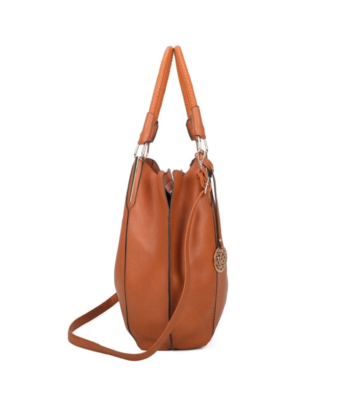 T11804 -  Bolso estilo bolsa con asas cortas para llevar en la mano