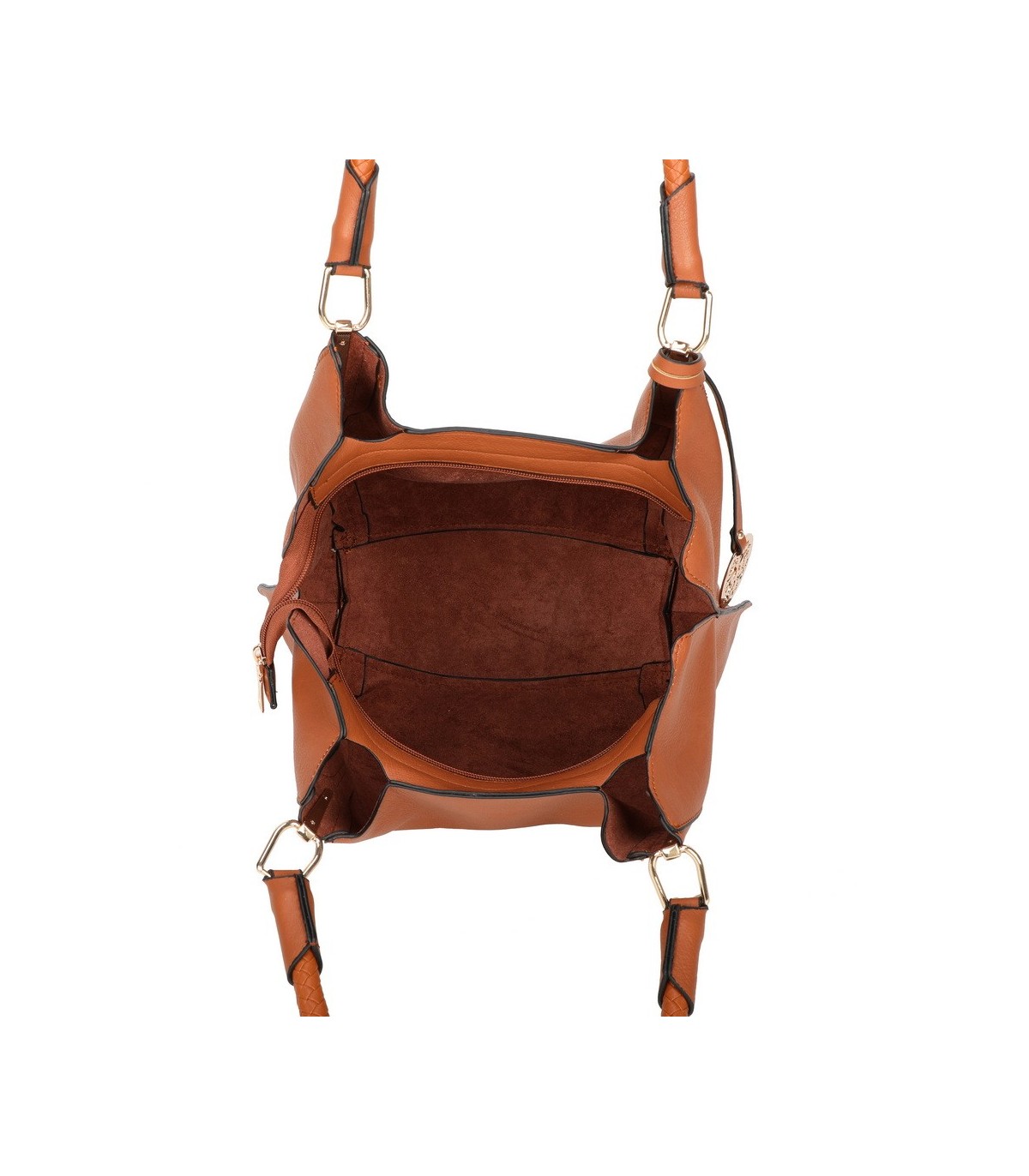 T11804 -  Bolso estilo bolsa con asas cortas para llevar en la mano