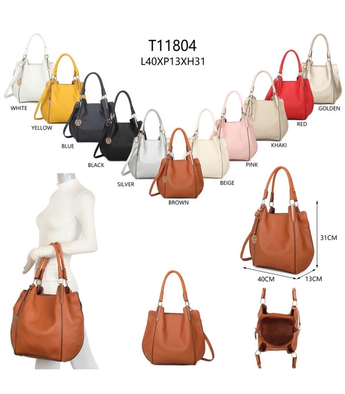 T11804 -  Bolso estilo bolsa con asas cortas para llevar en la mano