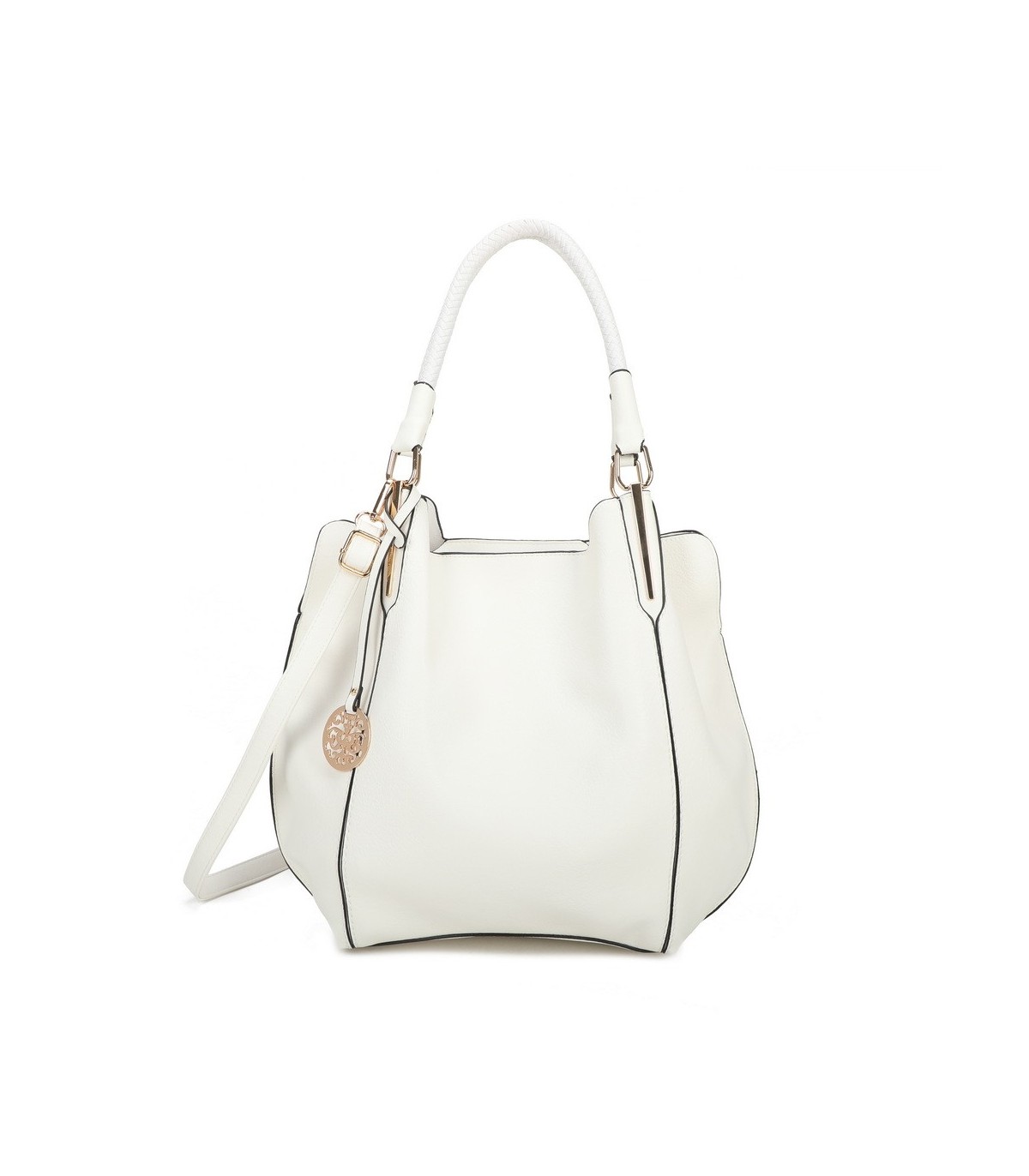 T11804 -  Bolso estilo bolsa con asas cortas para llevar en la mano