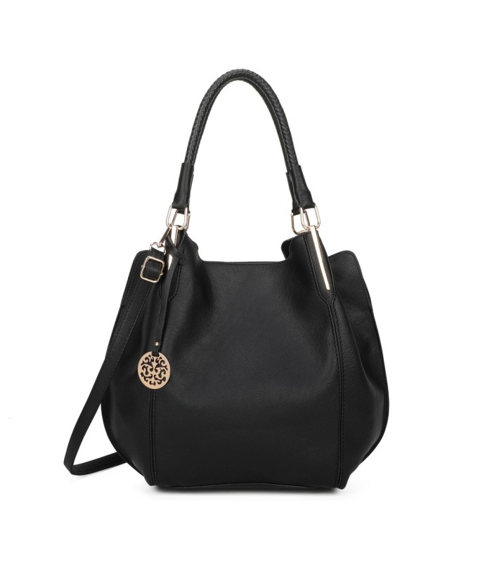 T11804 -  Bolso estilo bolsa con asas cortas para llevar en la mano