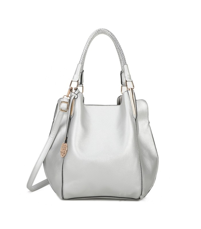 T11804 -  Bolso estilo bolsa con asas cortas para llevar en la mano
