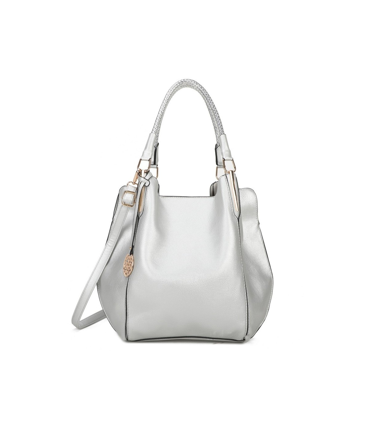 T11804 -  Bolso estilo bolsa con asas cortas para llevar en la mano