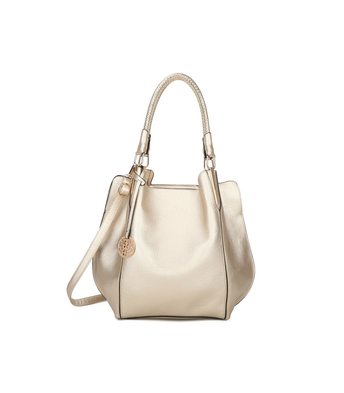 T11804 -  Bolso estilo bolsa con asas cortas para llevar en la mano
