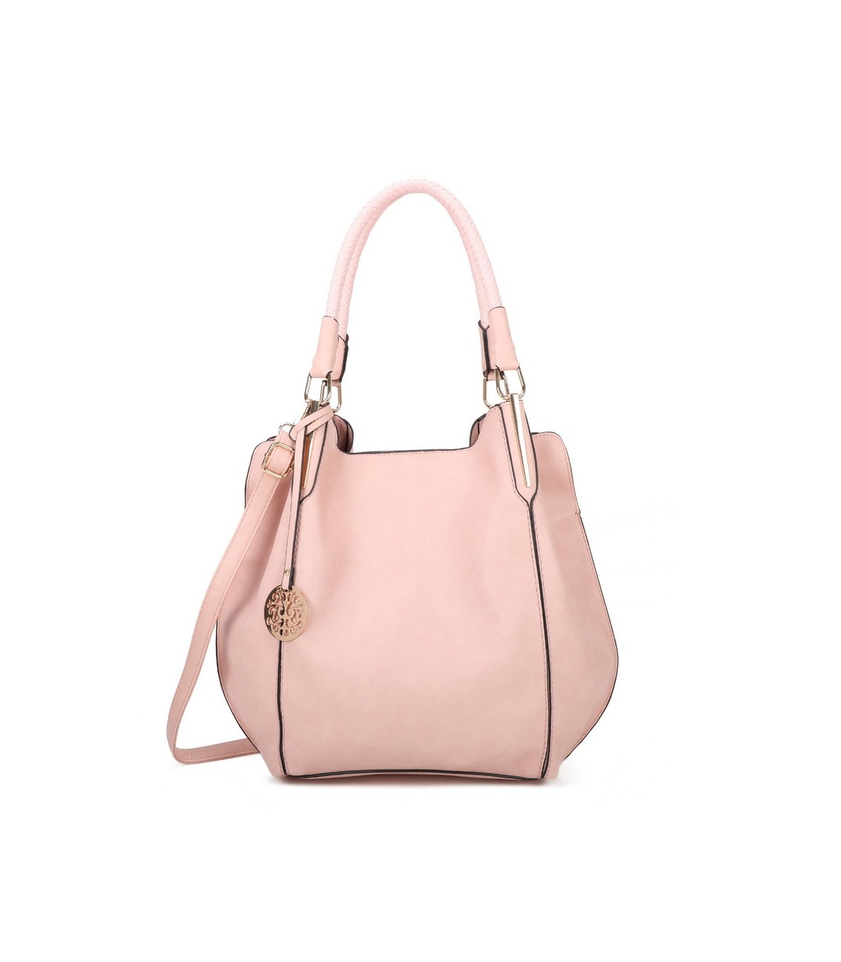 T11804 -  Bolso estilo bolsa con asas cortas para llevar en la mano