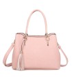 T11797 - Bolso de mano con borla bandolera ajustable y muy amplio