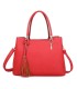 T11797 - Bolso de mano con borla bandolera ajustable y muy amplio