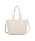 T11806 - Bolso de hombro para mujer con bandolera color crema