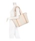 T11806 - Bolso de hombro para mujer con bandolera color crema