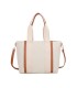 T11806 - Bolso de hombro para mujer con bandolera color crema