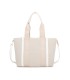 T11806 - Bolso de hombro para mujer con bandolera color crema