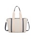 T11806 - Bolso de hombro para mujer con bandolera color crema