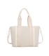 T11806 - Bolso de hombro para mujer con bandolera color crema