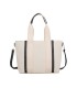T11806 - Bolso de hombro para mujer con bandolera color crema