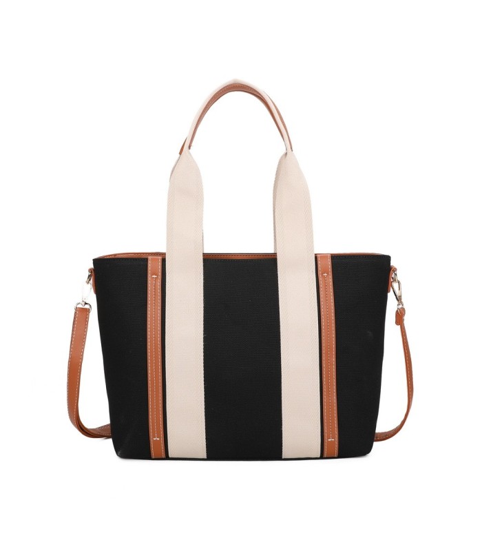 T11806 - Bolso de hombro para mujer con bandolera color crema