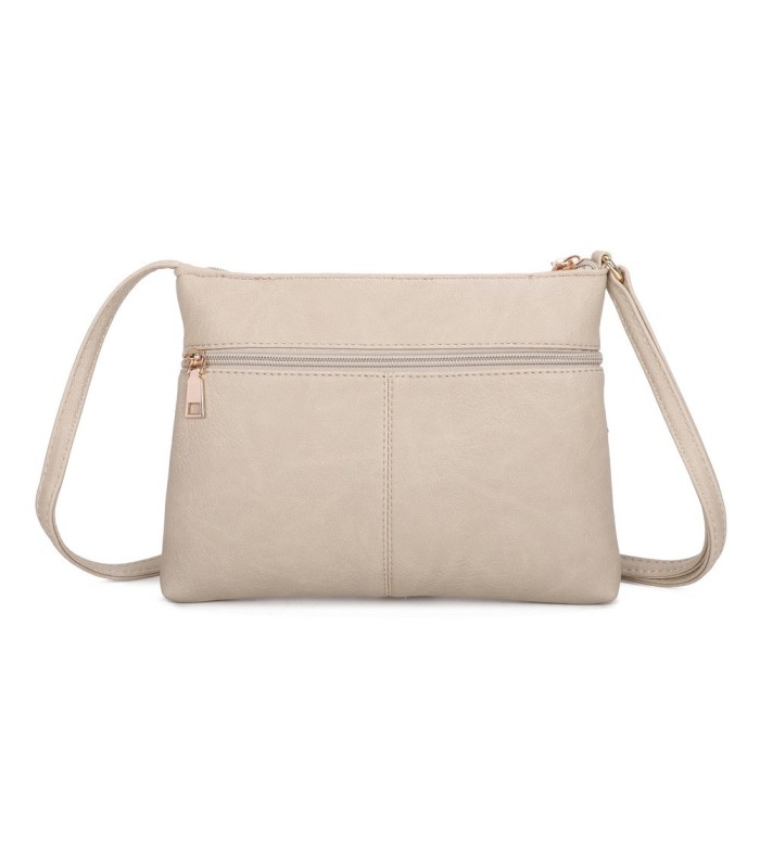 T11799 - Bolso bandolera con bolsillos frontales y trasero
