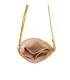 T11803 - Bolso bandolera con borlas decorativas cuadrado y con cierre de cremallera