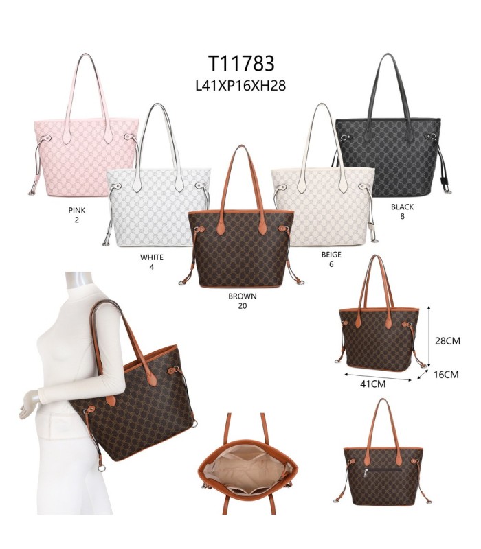 T11783 - Bolso de hombro con patrón infinito de Giovanna Milano