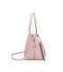 T11794 - Bolso con patrón y neceser dispone de monedero exterior