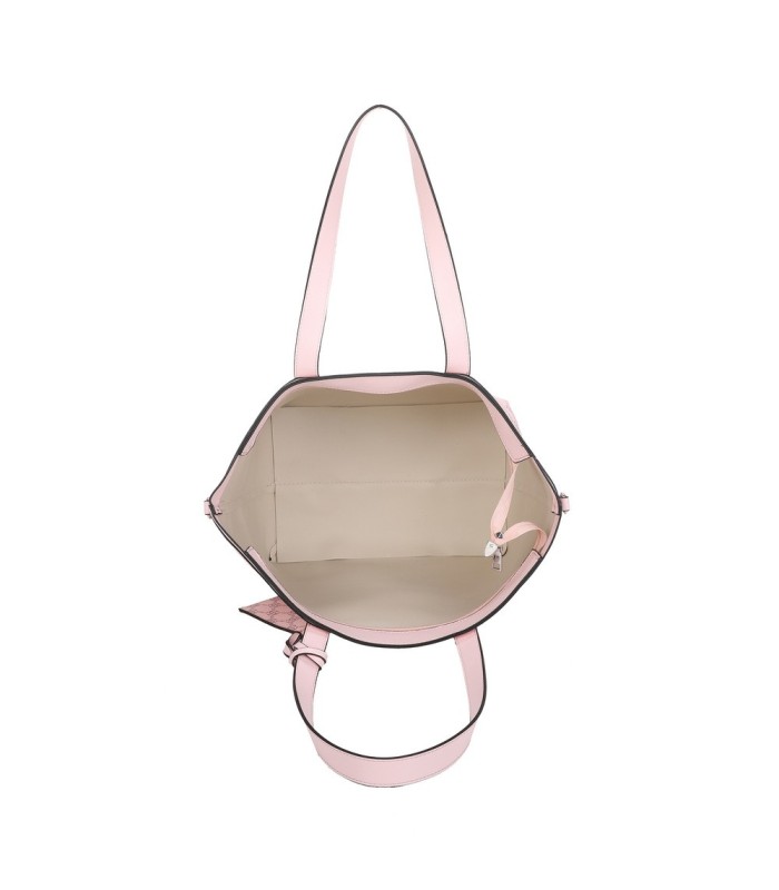 T11794 - Bolso con patrón y neceser dispone de monedero exterior
