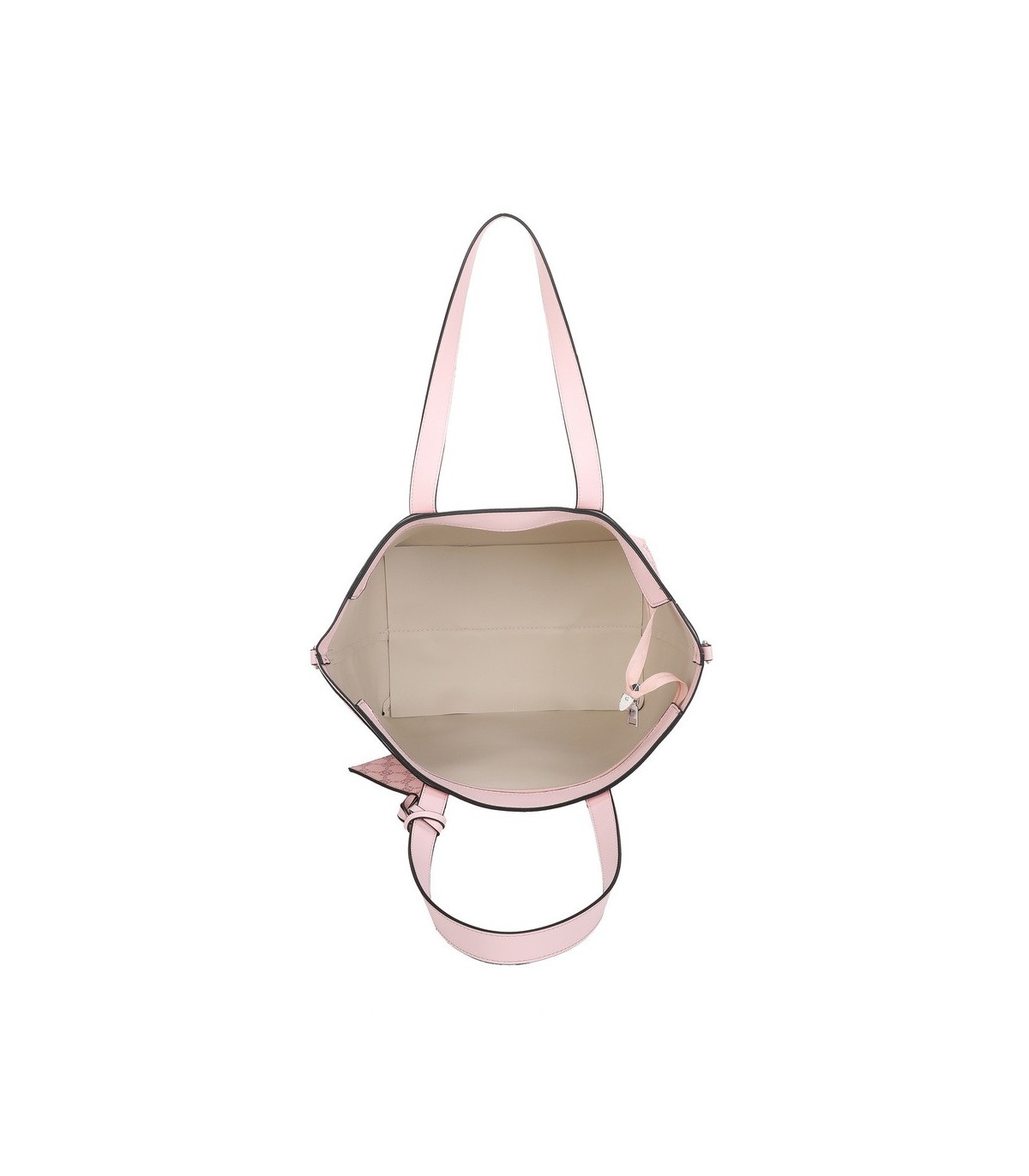 T11794 - Bolso con patrón y neceser dispone de monedero exterior