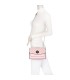 T11778 - Bolso bandolera rectangular pequeño con patrón y cierre de pestillo