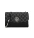 T11778 - Bolso bandolera rectangular pequeño con patrón y cierre de pestillo