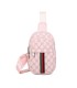 T11773 - Mochila bandolera con patrón y doble compartimento