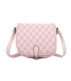 T11779 - Bolso con cierre de botón y varios compartimentos
