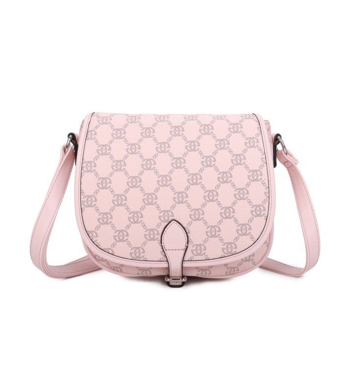 T11779 - Bolso con cierre de botón y varios compartimentos