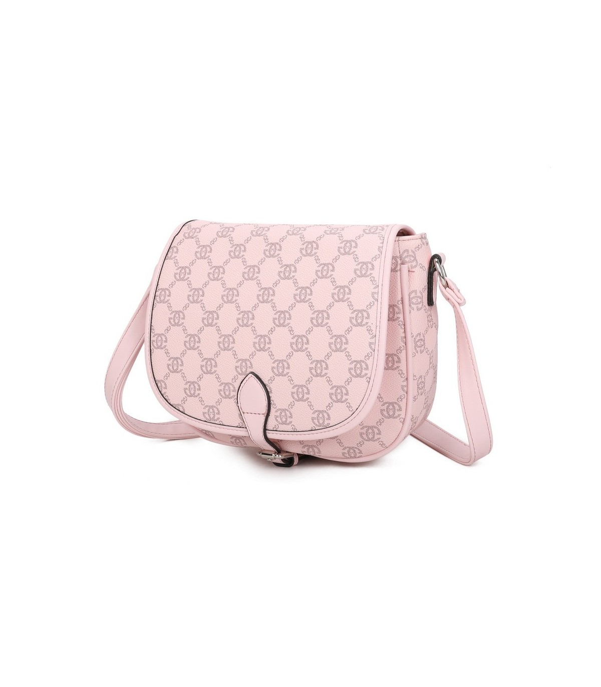 T11779 - Bolso con cierre de botón y varios compartimentos