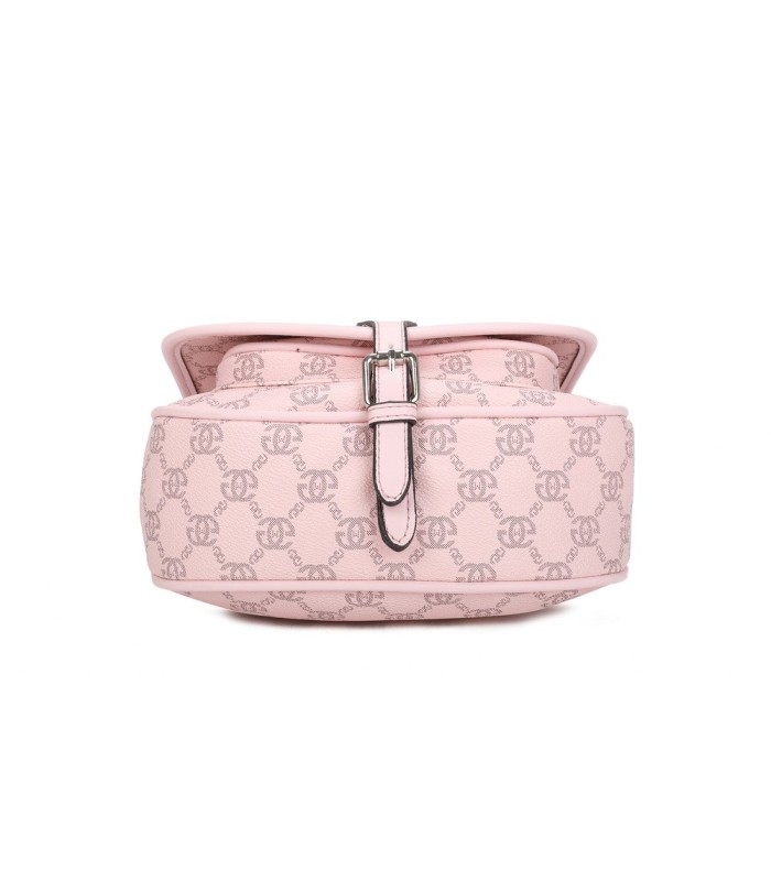 T11779 - Bolso con cierre de botón y varios compartimentos