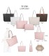 T11781 - Bolso grande para hombro gran espacio con neceser a juego